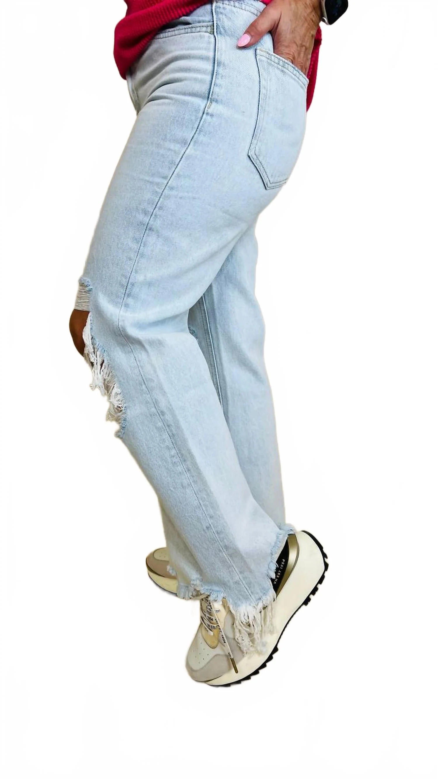 Leslie Vervet Jeans In Light Wash