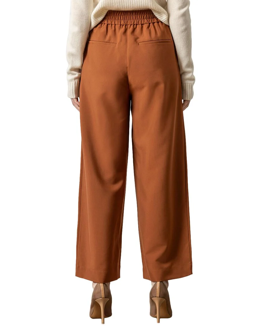 Lilla P Wide Leg Pull-On Easy Fit Pant