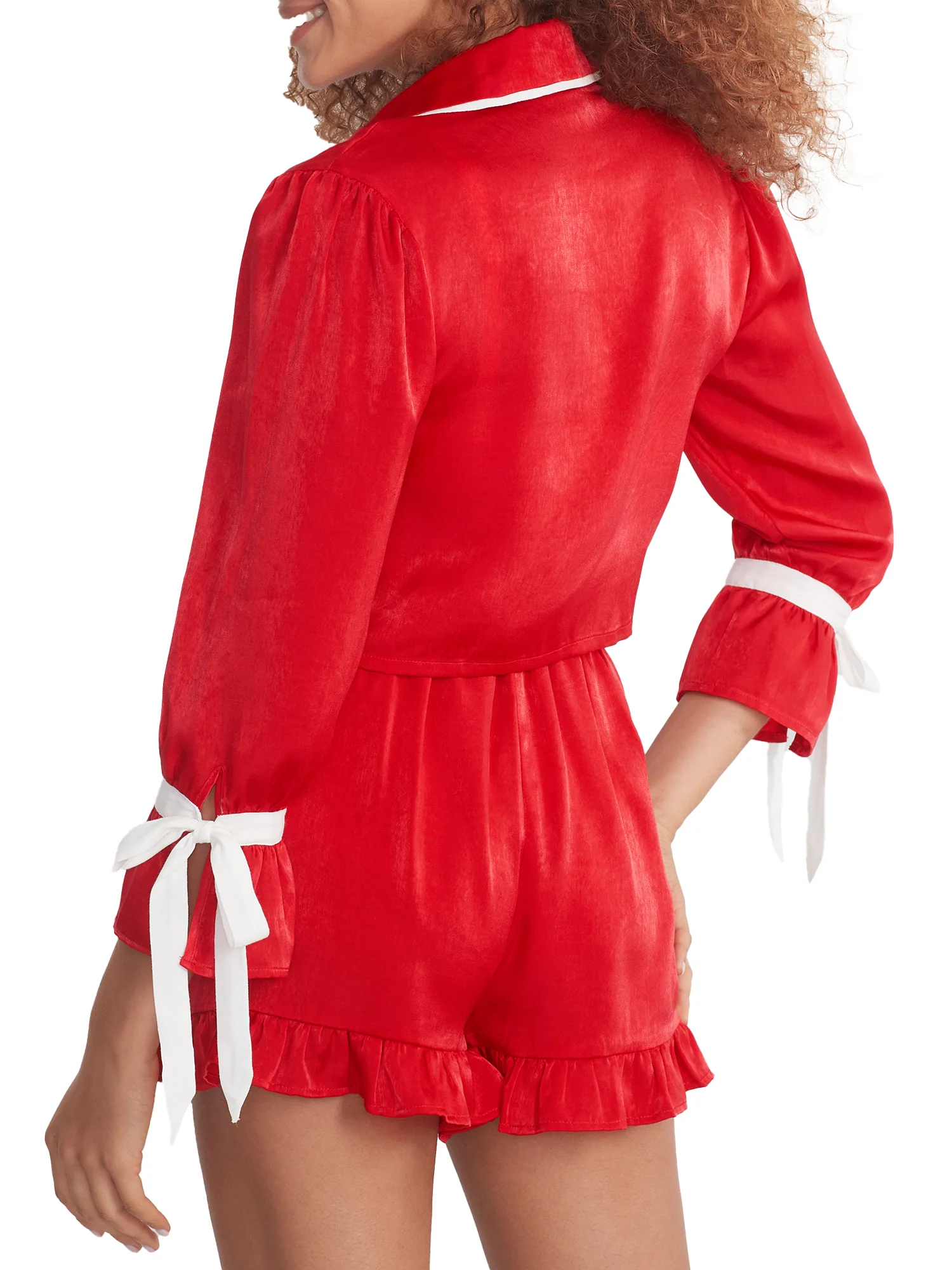 Beach Riot Women's Luna Aurora Woven Short Pajama Set