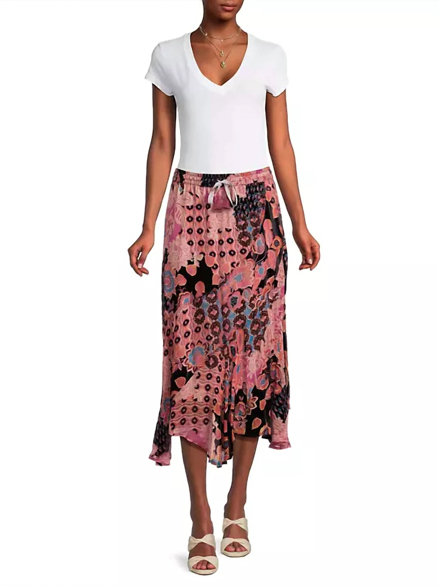 Chamylla Burnout Skirt In Alvarado Burnout