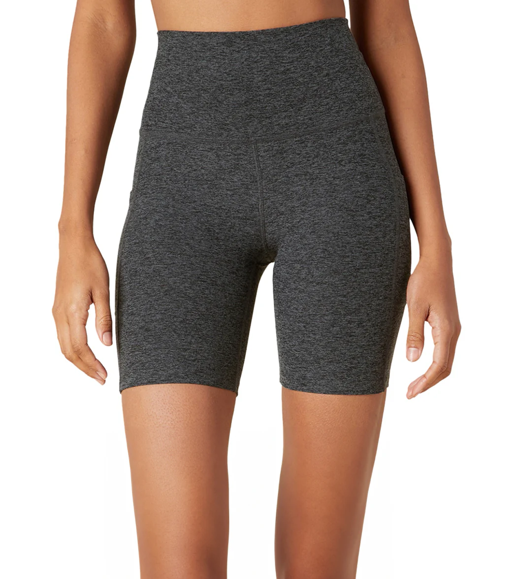 Beyond Yoga Spacedye Team Pockets High Waisted Biker Shorts