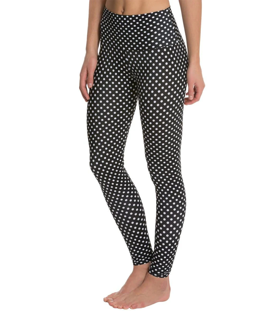 Onzie High Waisted Yoga Leggings Dot