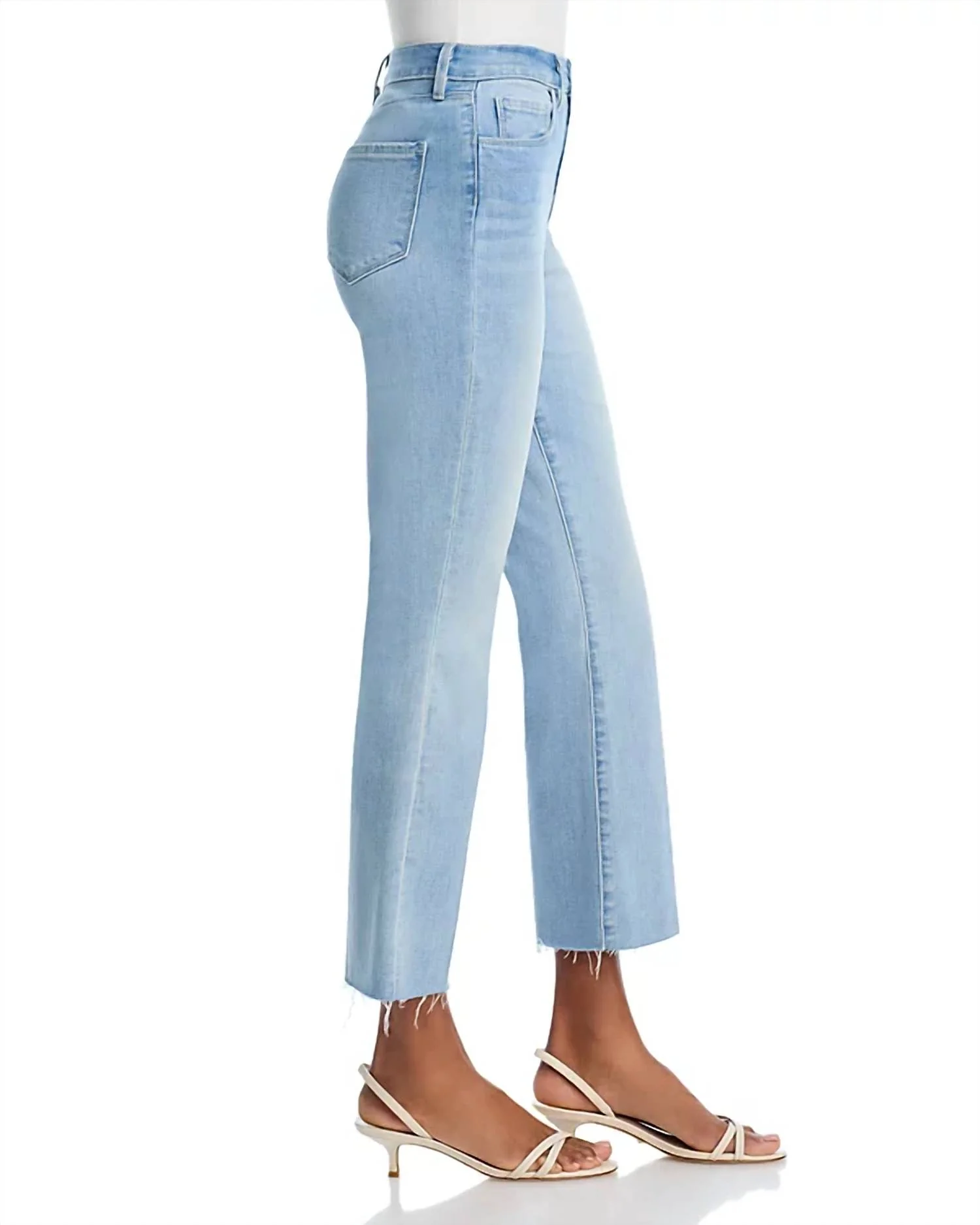 Kendra High Rise Crop Flare Jean In Dorian