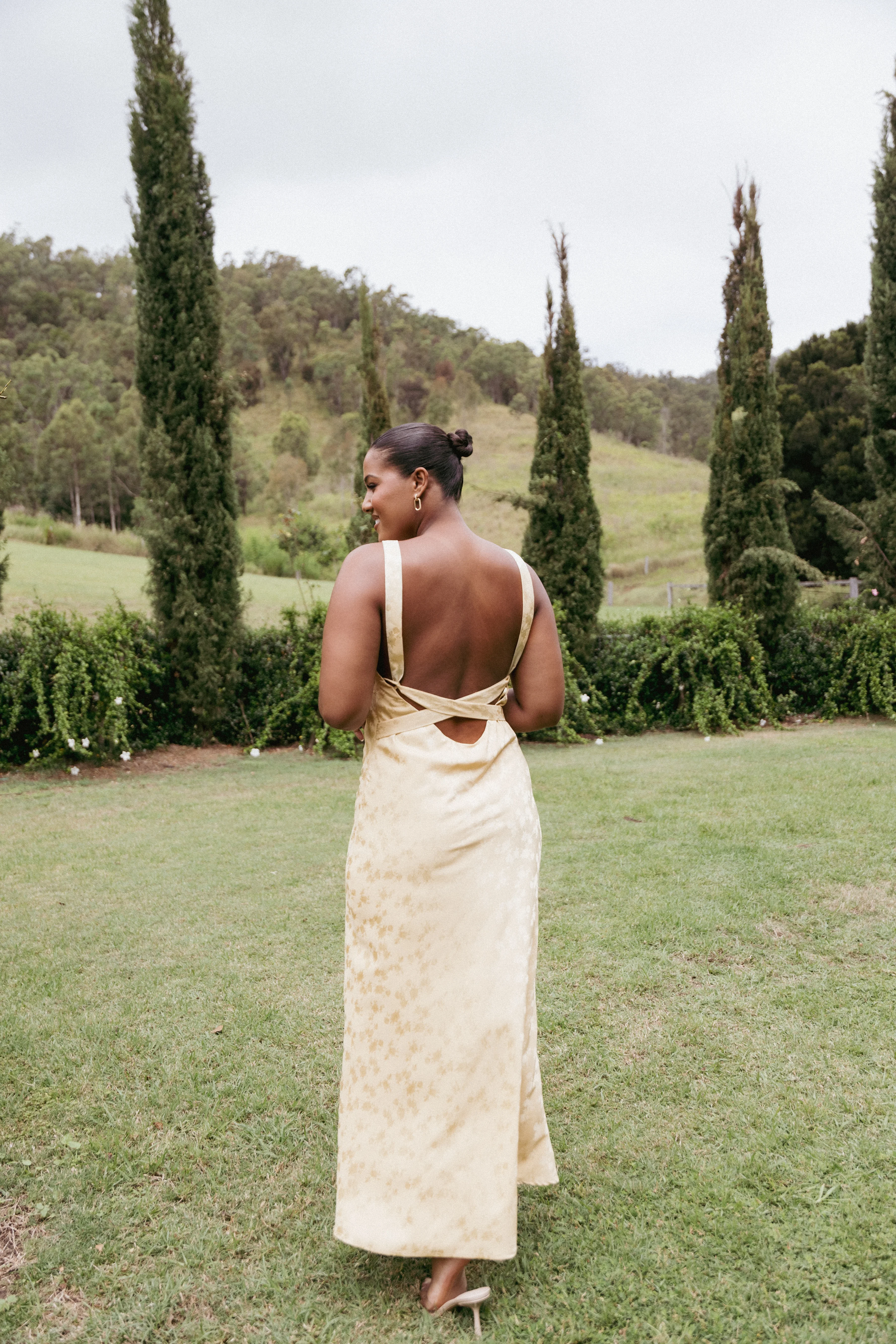 Malie Maxi Dress - Lemon