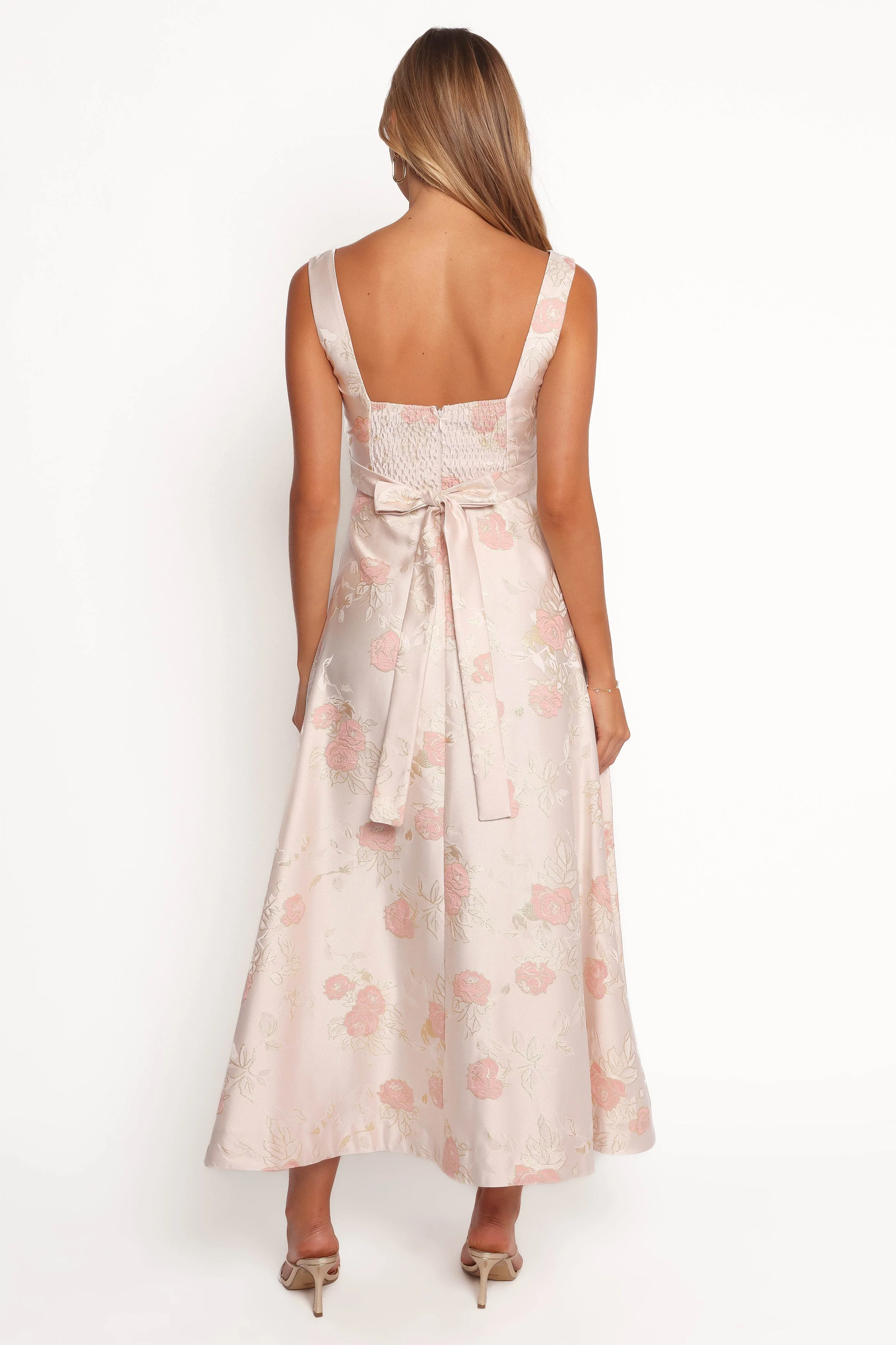 Zaria Midi Dress - Pink Floral