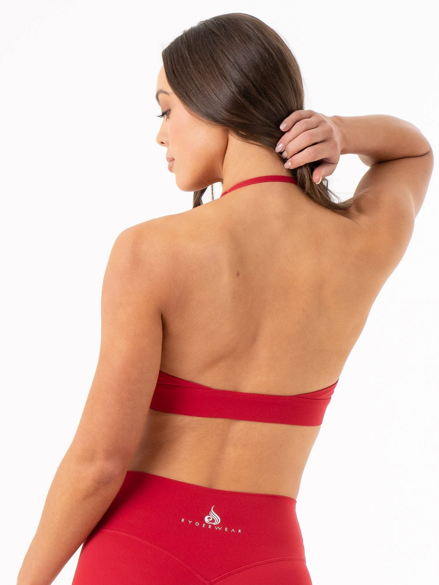 NKD Halter Bra - Cherry Red
