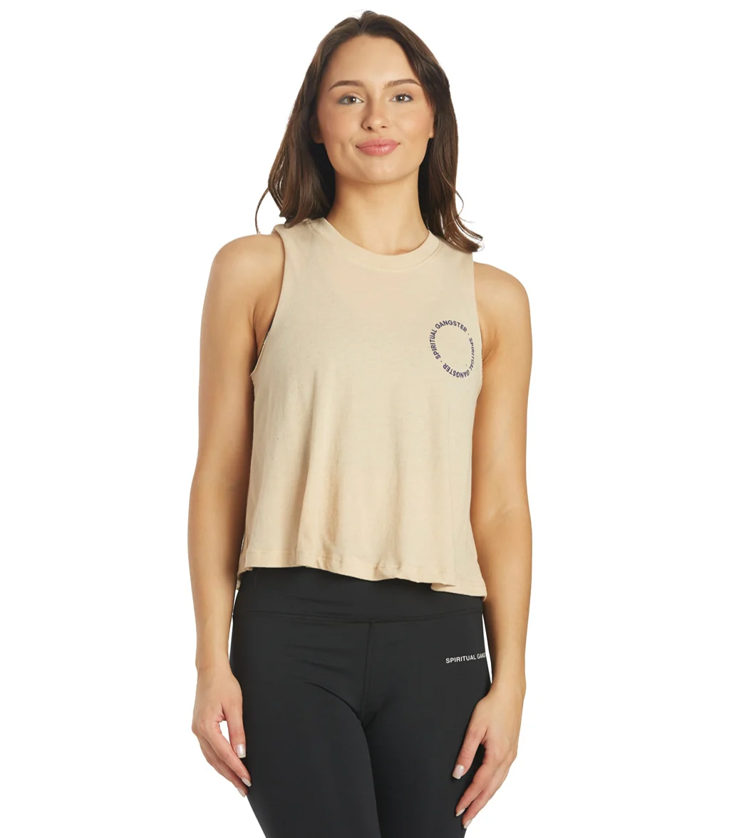 Spiritual Gangster Being Crop Tank