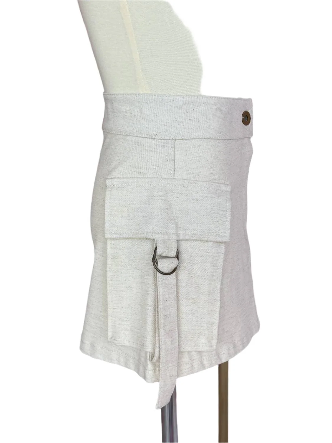 Women's Military Skirt In Beige