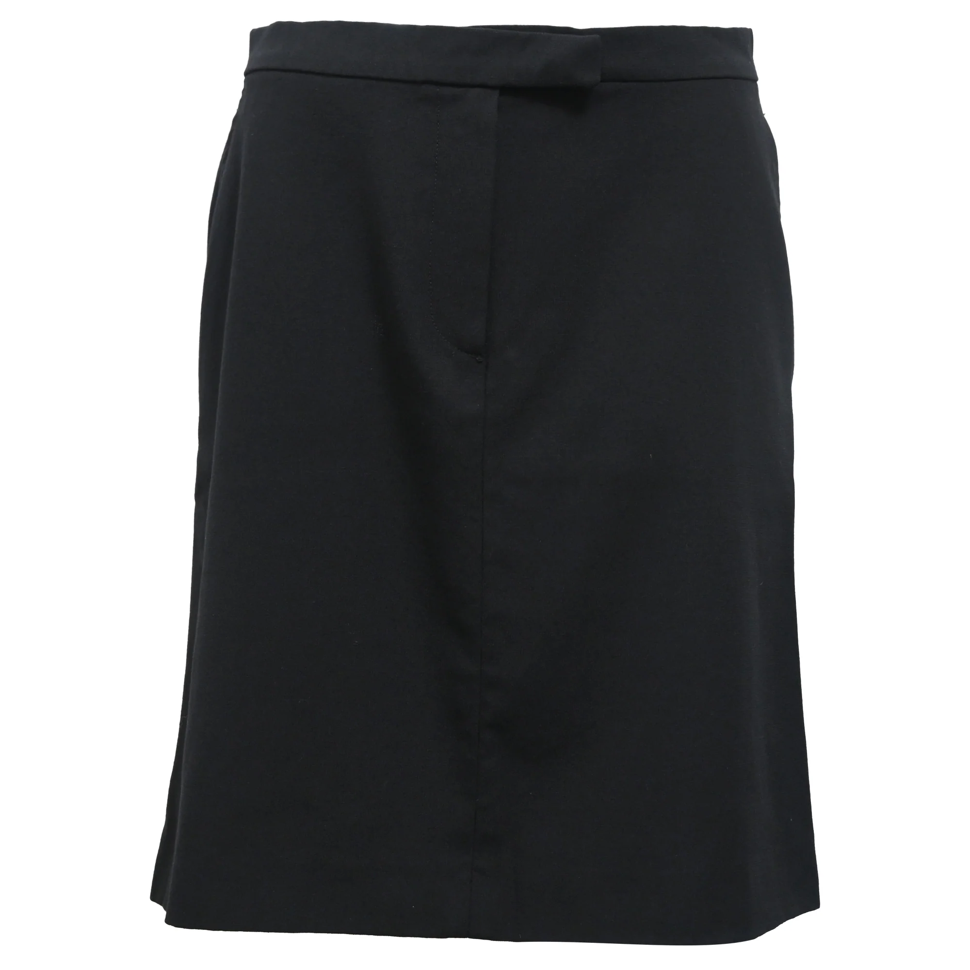 Ann Demeulemeester High-Rise Mini Skirt in Black Wool