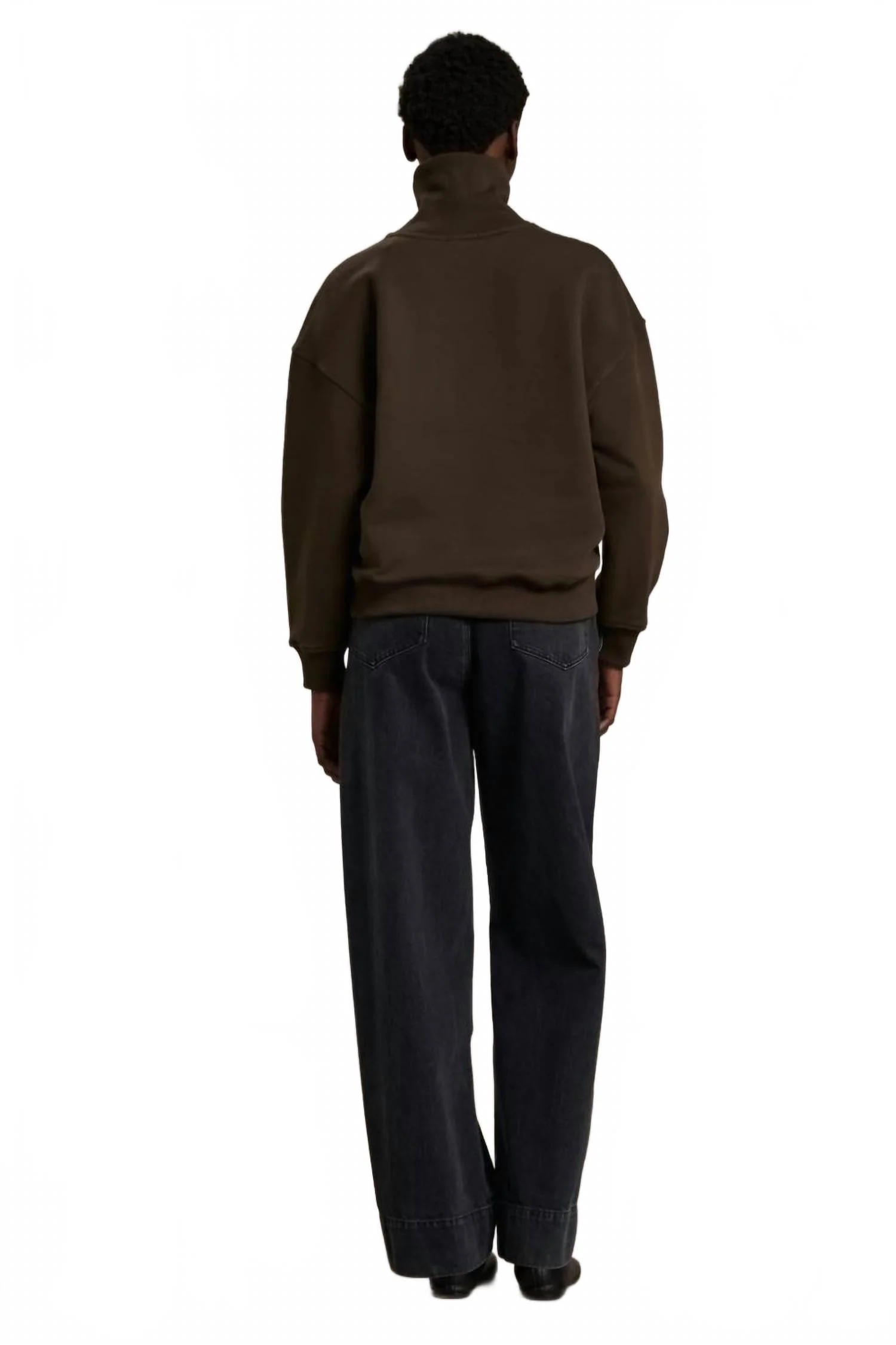 Waldo Rounded Cut Jeans In Black