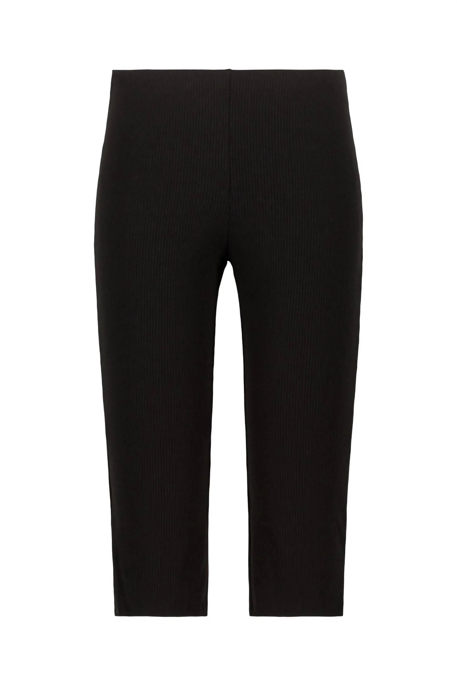 Rib Pants In Black