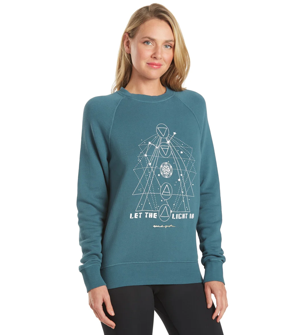 Spiritual Gangster Light Old School Terry Pullover