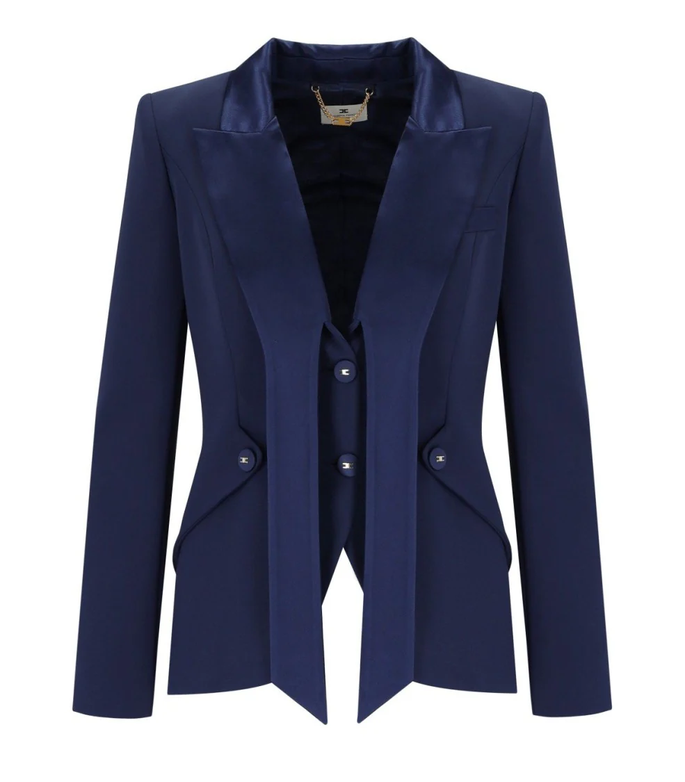 Oltremare Crepe Smoking Jacket