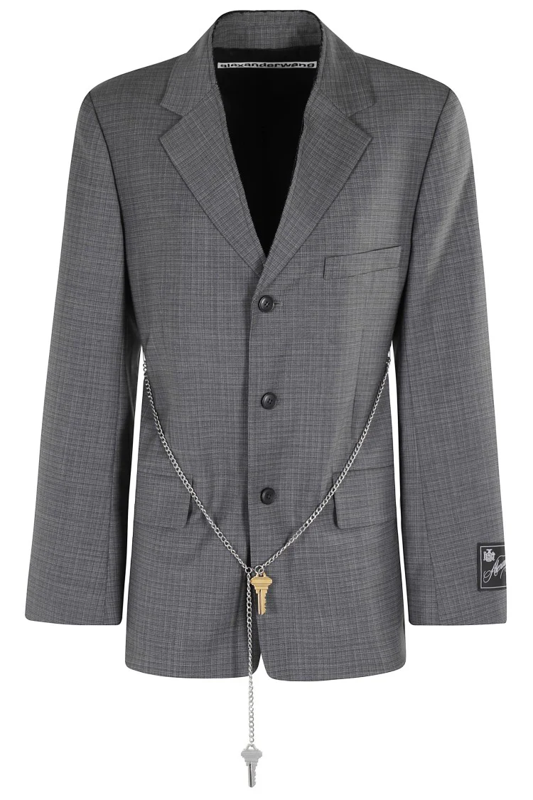 Tailored Blazer W Chain