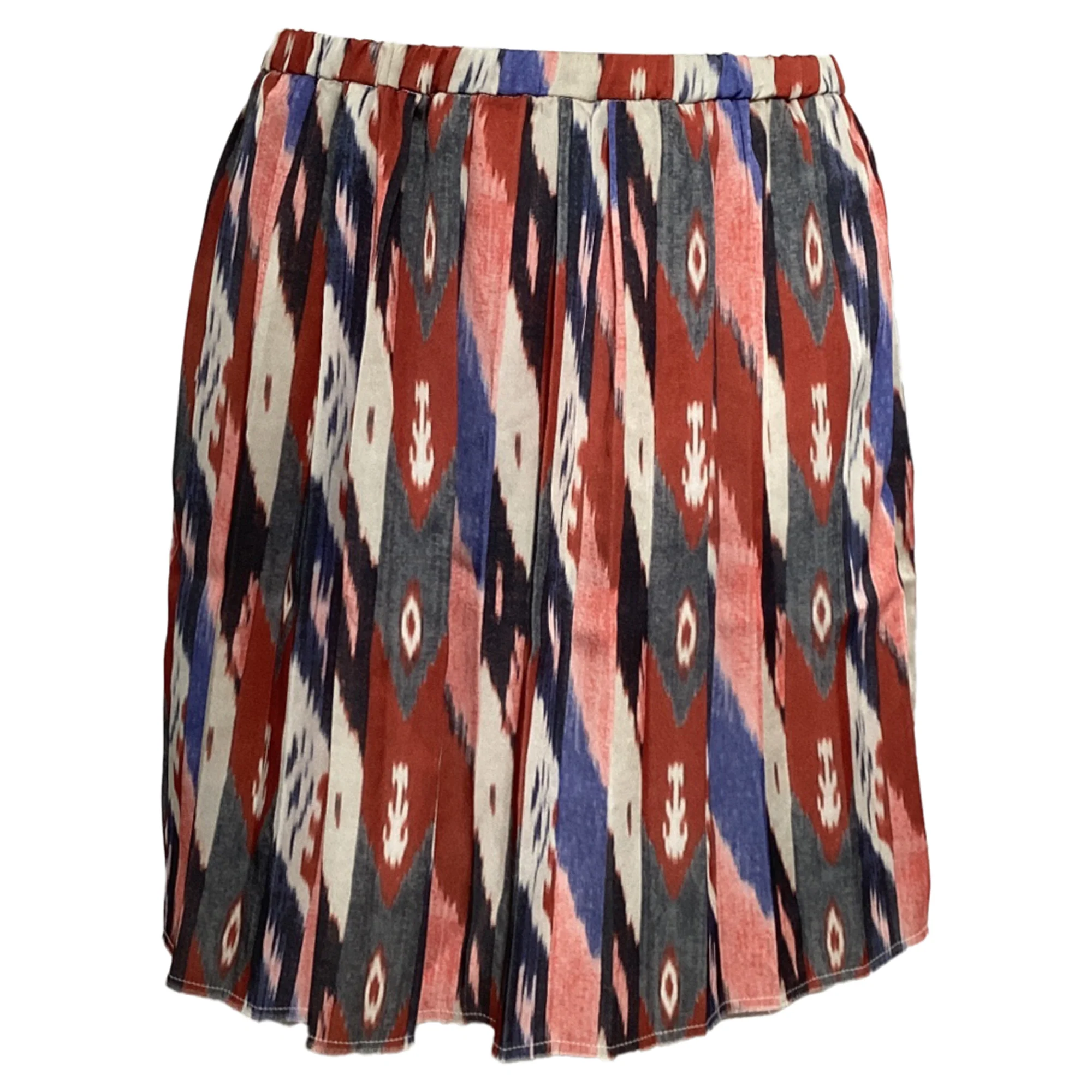 Isabel Marant Étoile Hanoi Printed Pleated Mini Skirt in Multicolor Polyester