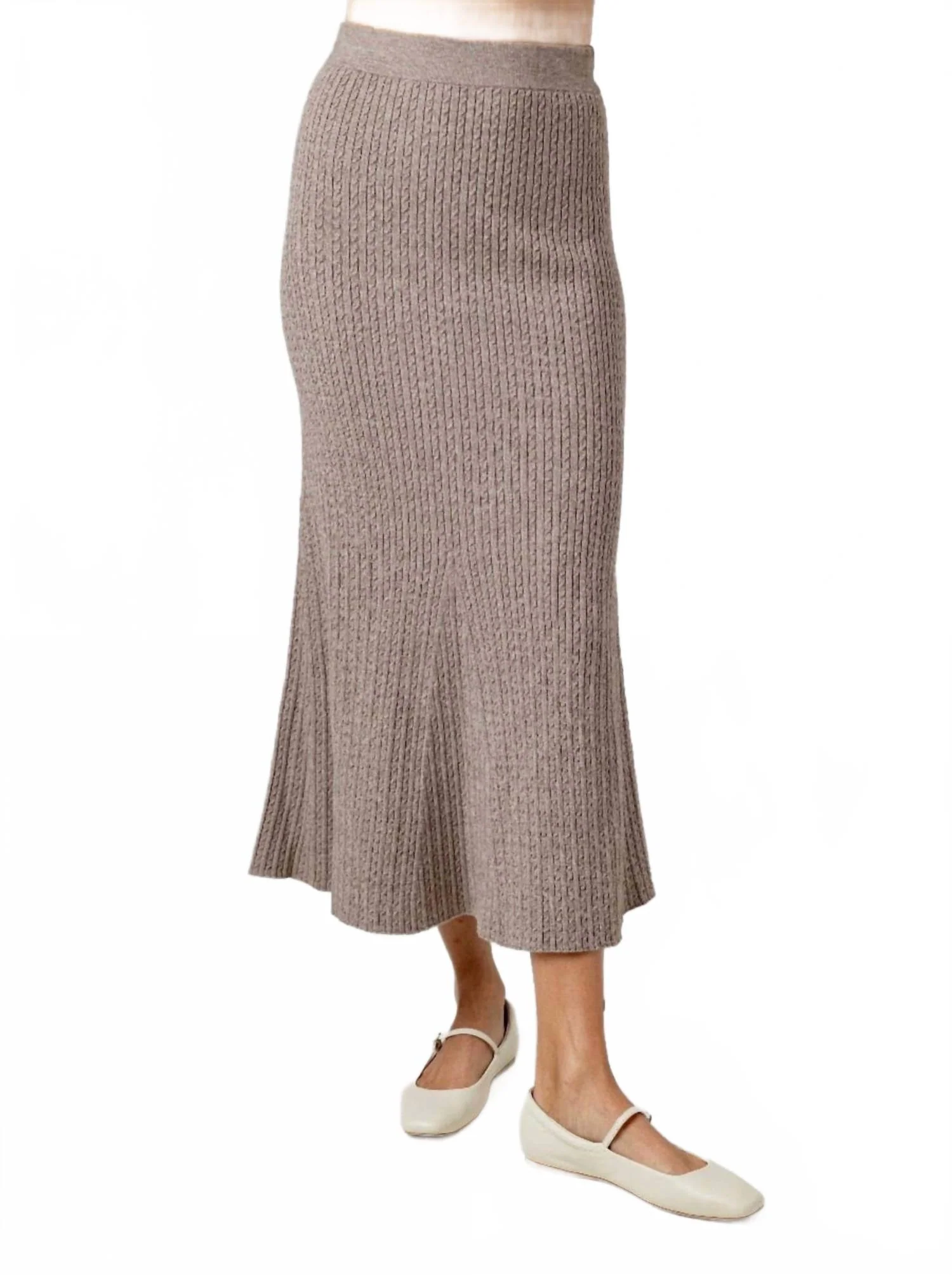 Rosalind Skirt In Chestnut