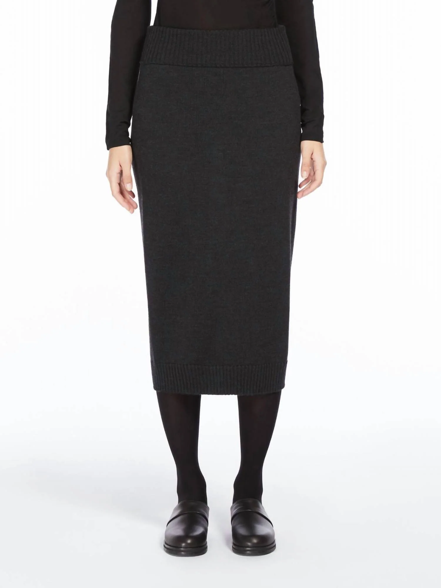 Melk Knit Skirt In Black