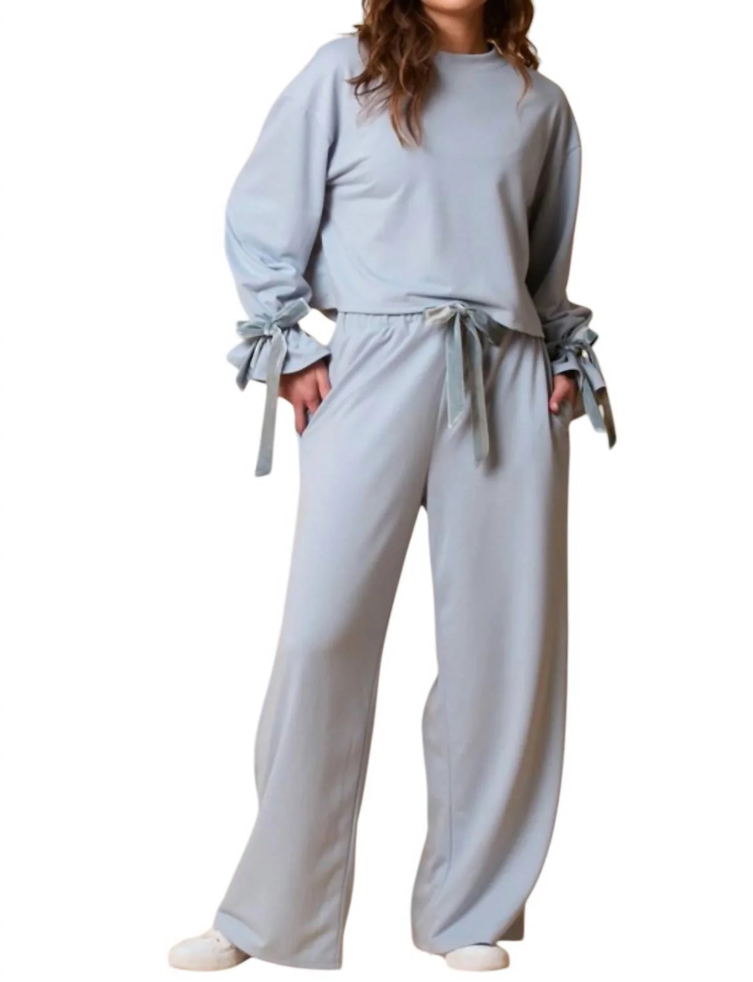 Lounge Set In Dusty Blue