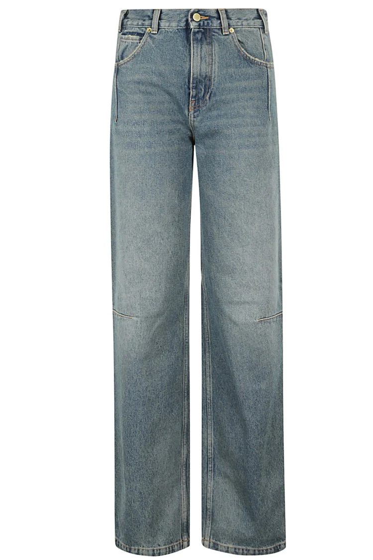 Straight-Leg Jeans With Classic 5-Pocket Design