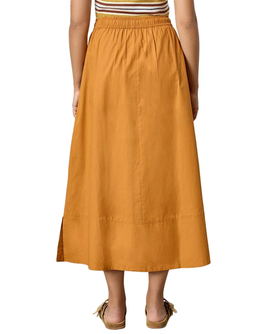 Lilla P Long Poplin Skirt