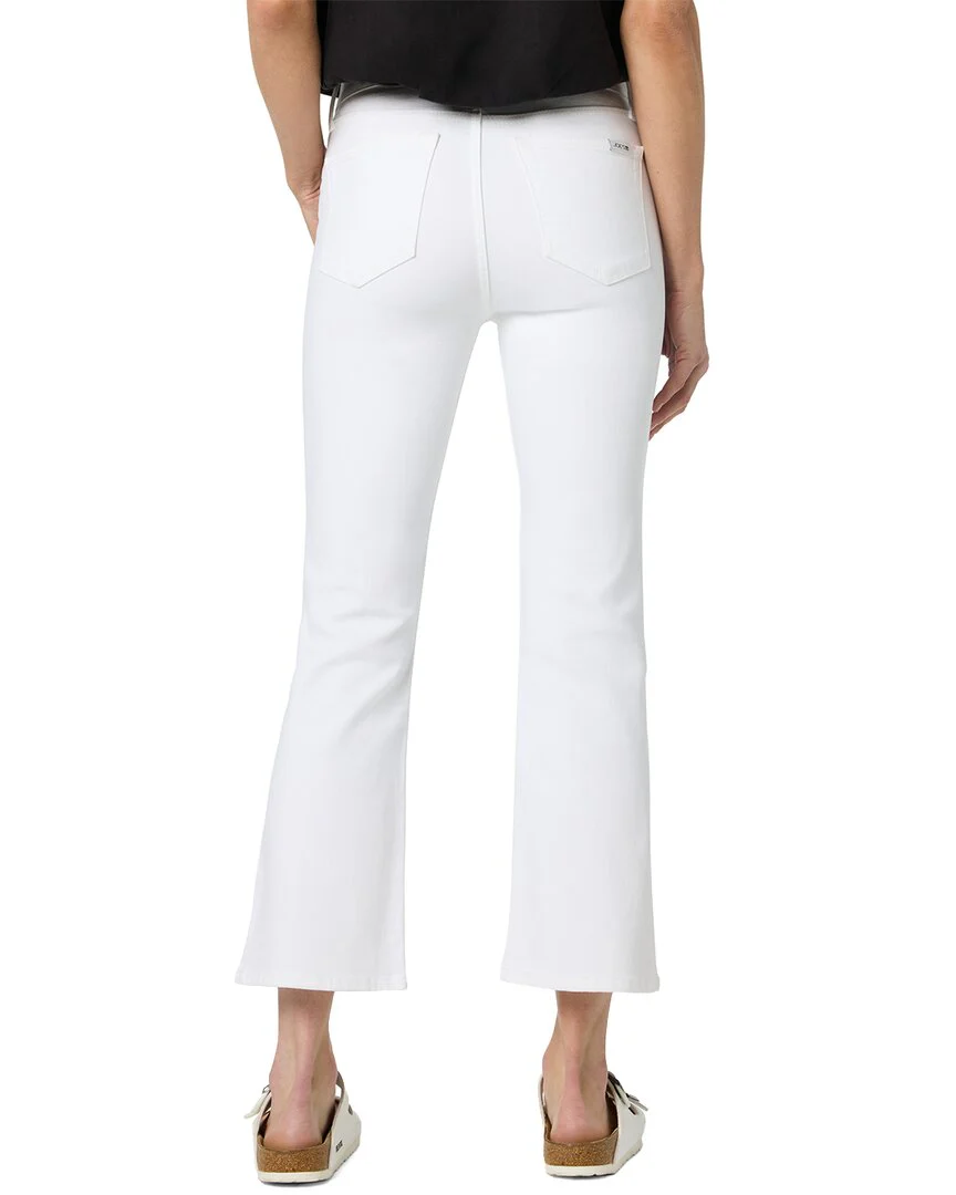 JOE'S Jeans High-Rise Crop Bootcut White Jean