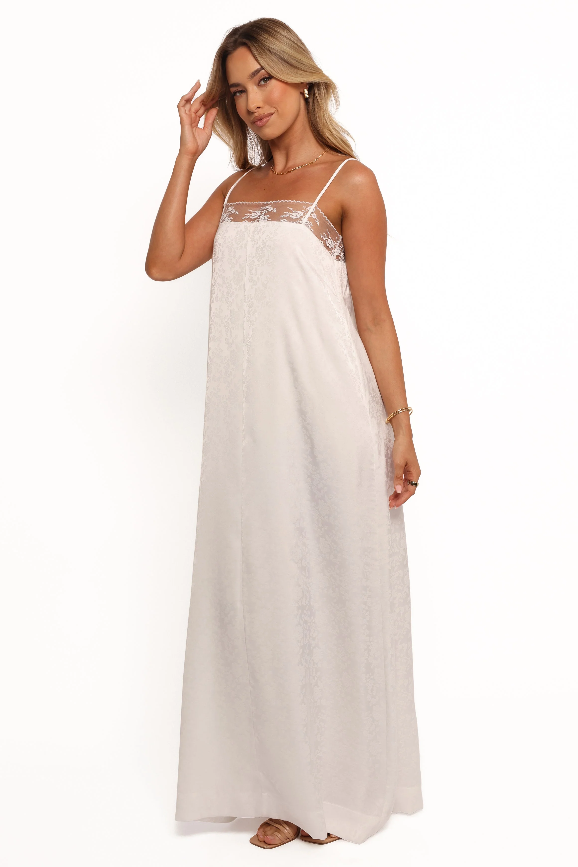 Alisha Maxi Dress - White