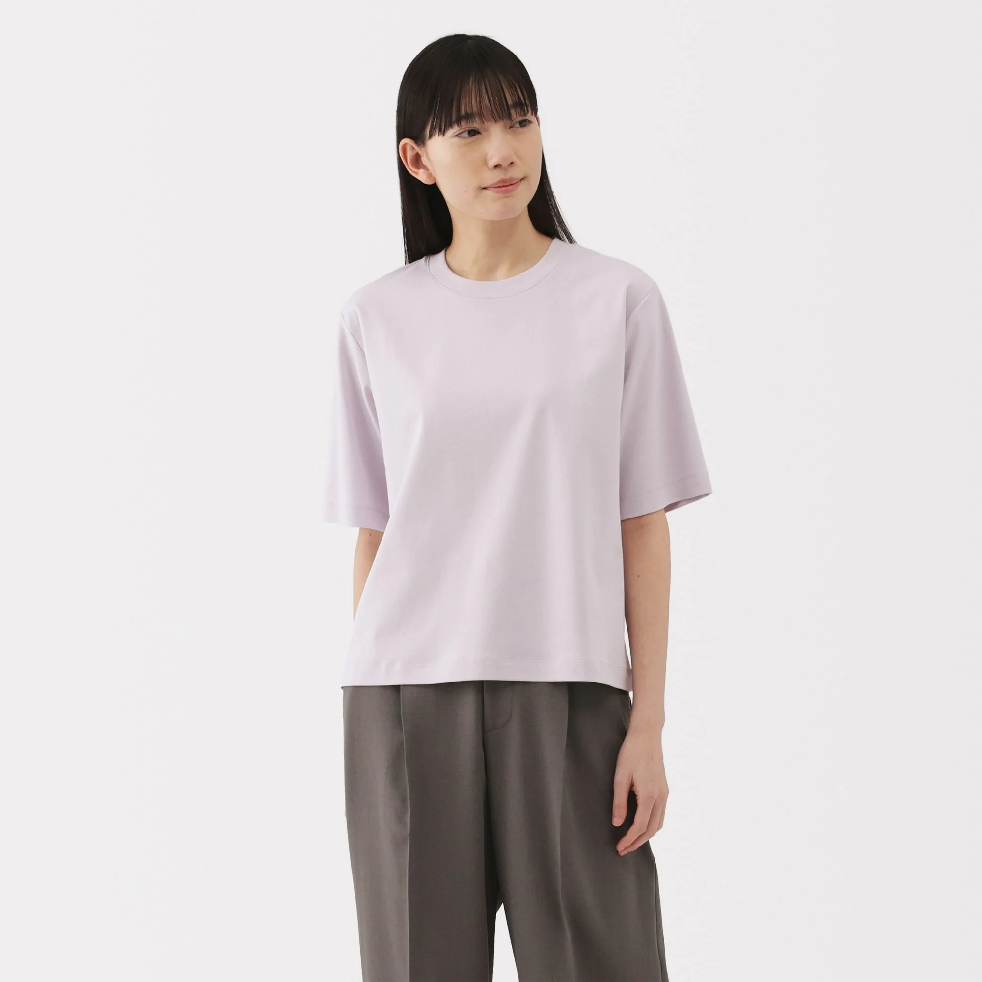 Women's Cool Touch Crew Neck Wide Short Sleeve T-Shirt