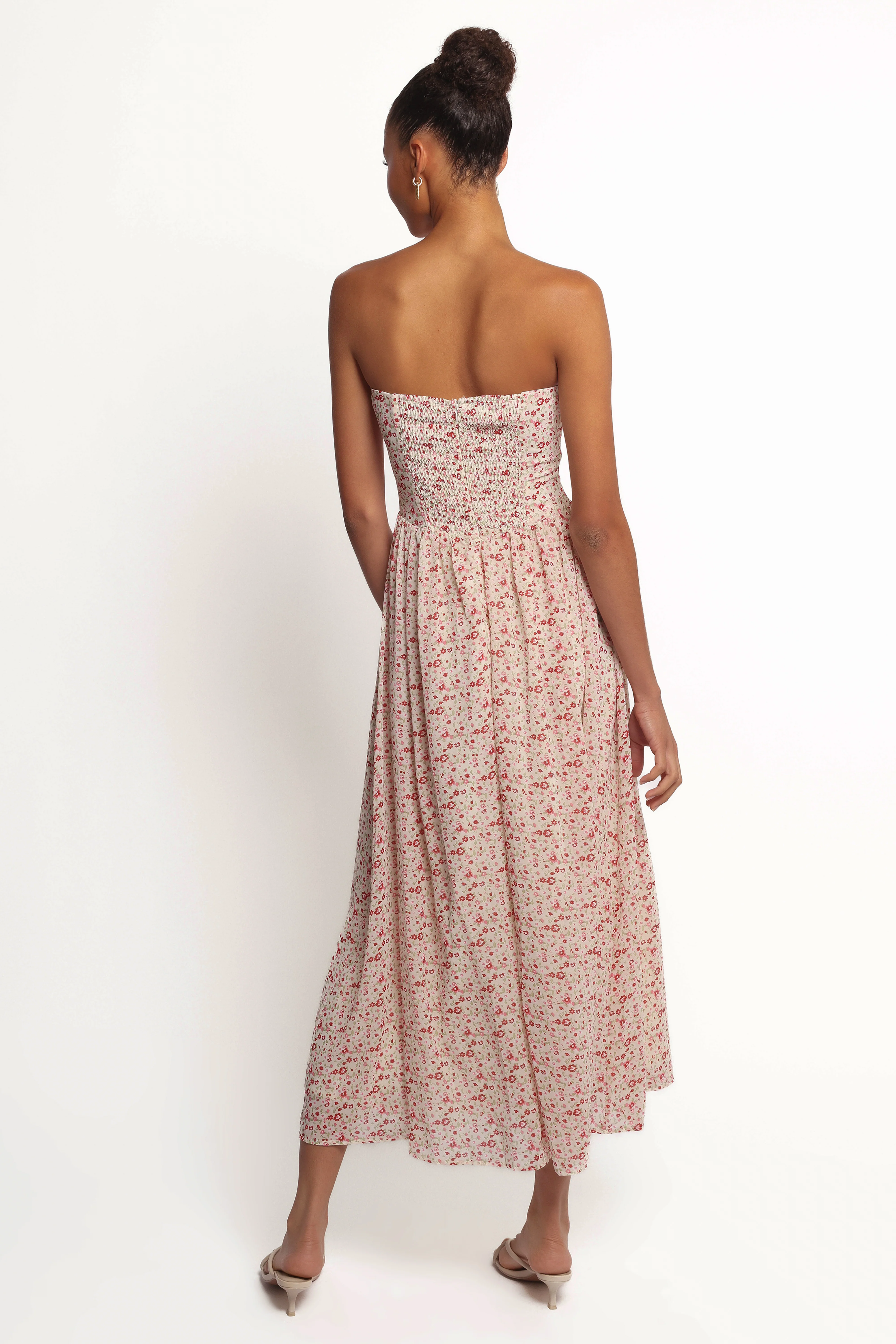 Jody Strapless Maxi Dress - Floral