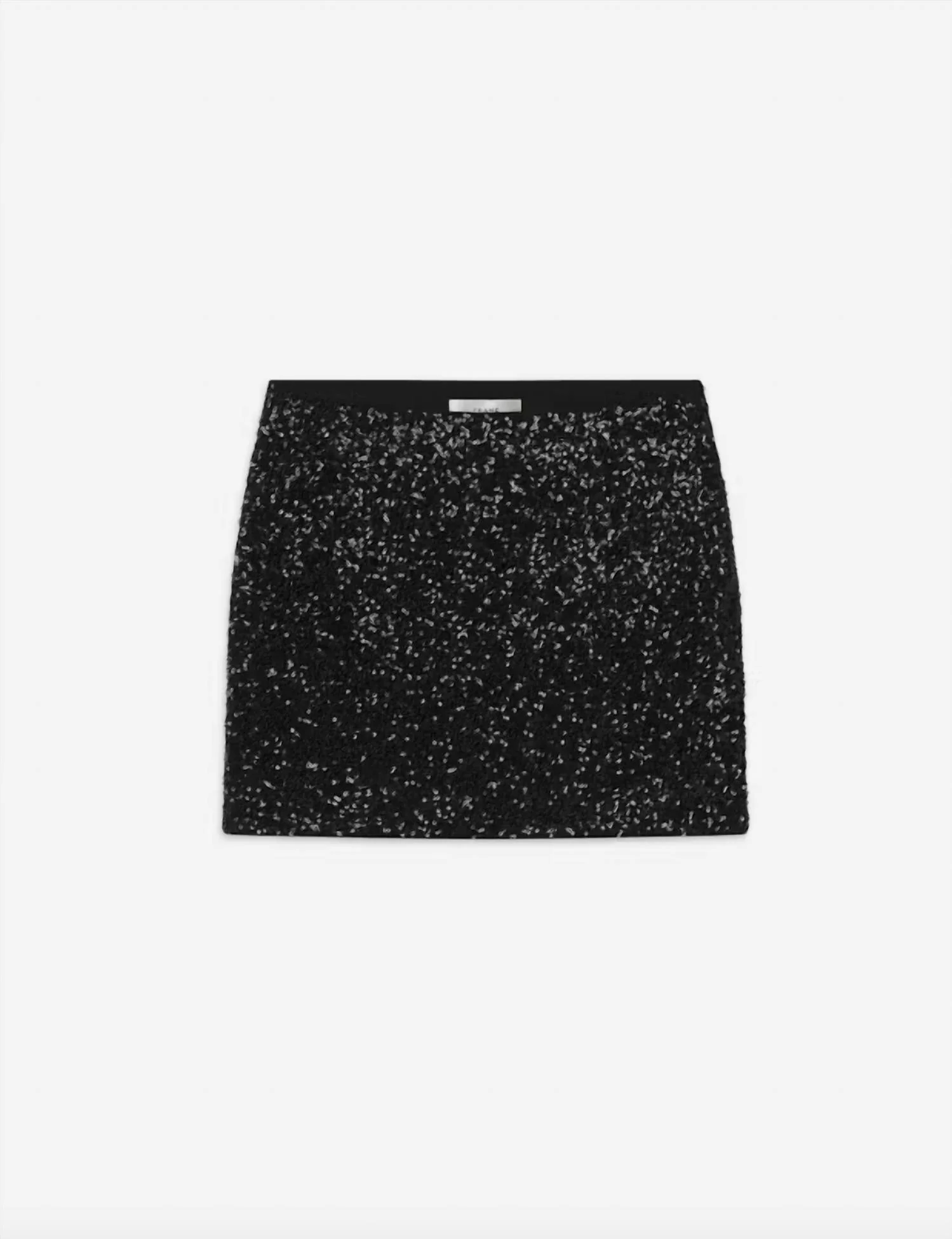 Sequin Mini Skirt In Black