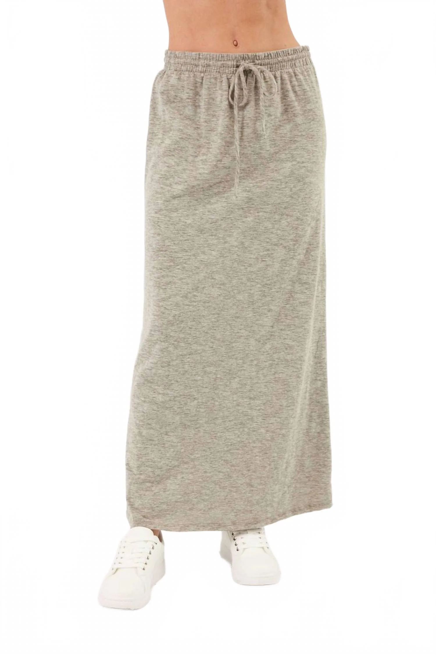 Lucy Maxi Skirt In Grey