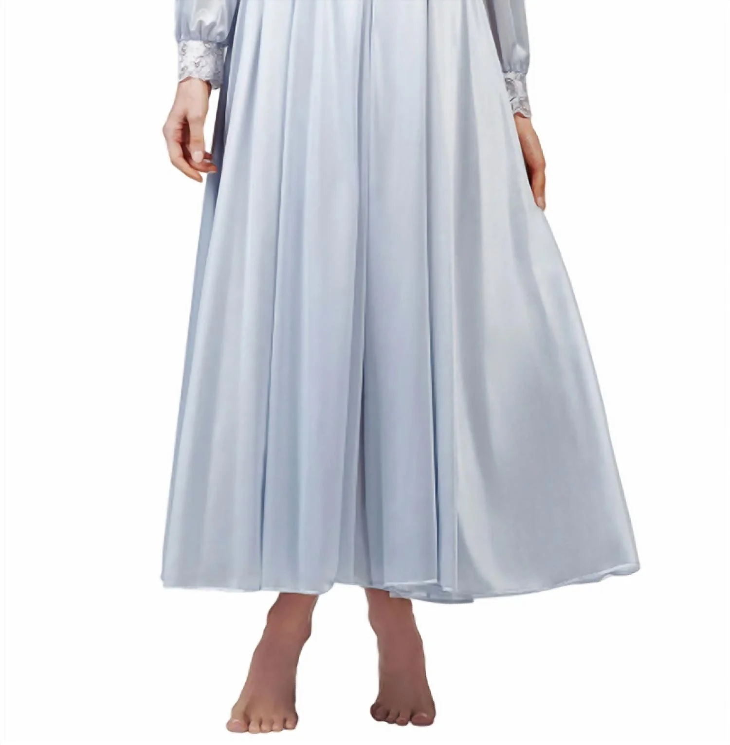 Silhouette 54 Long Sleeve Long Coat In Silver