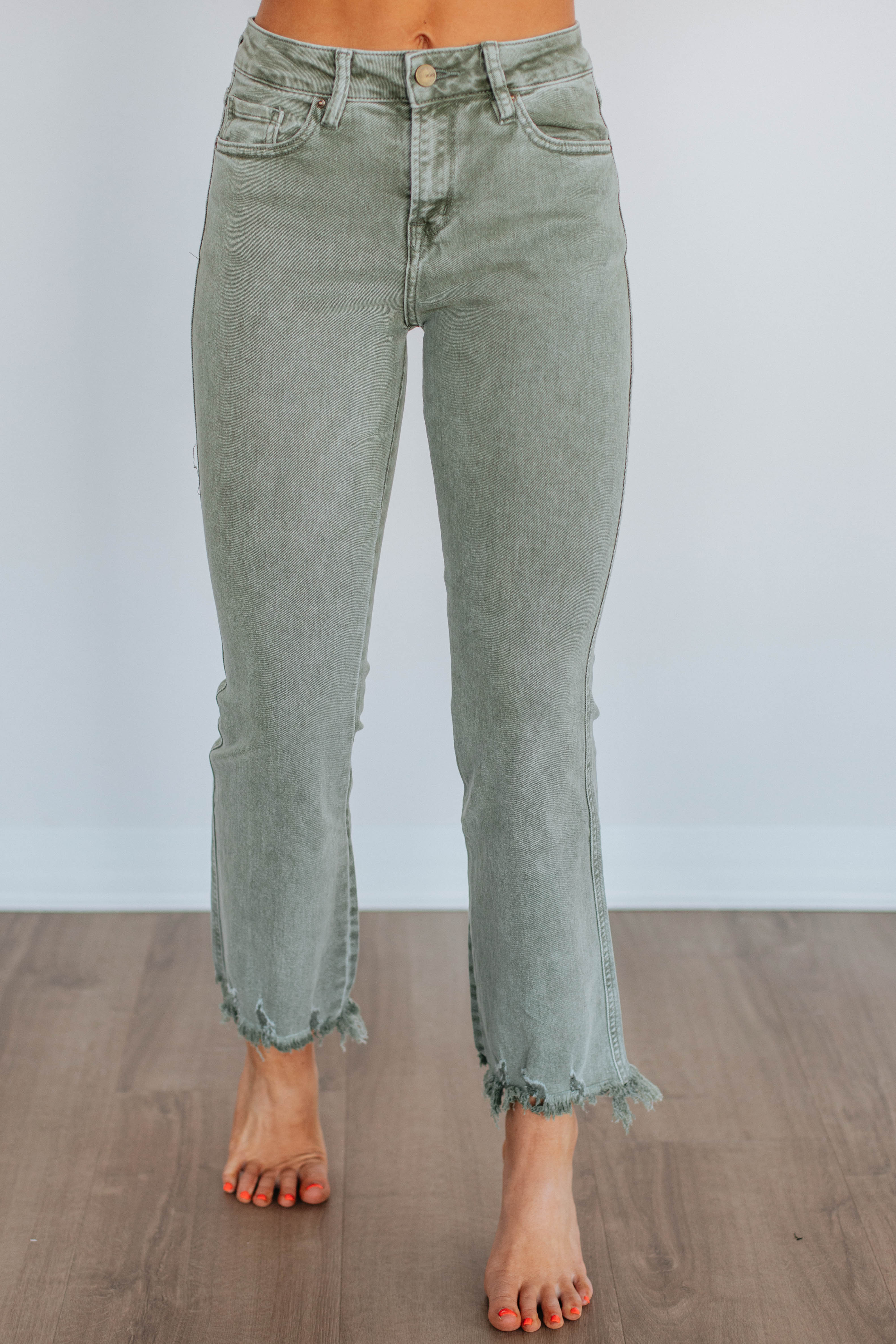 Roxanne Mica Jeans - Chive