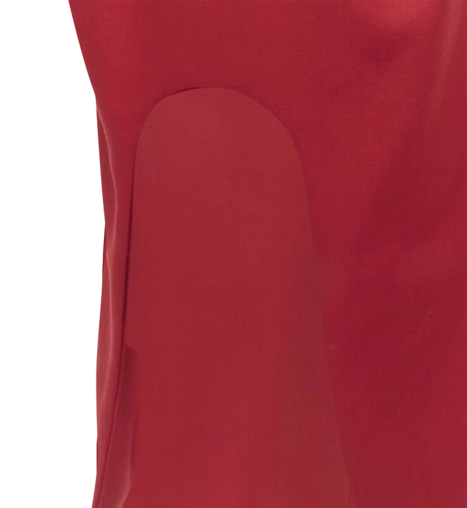 Marni wool silk lining curved hem midi skirt