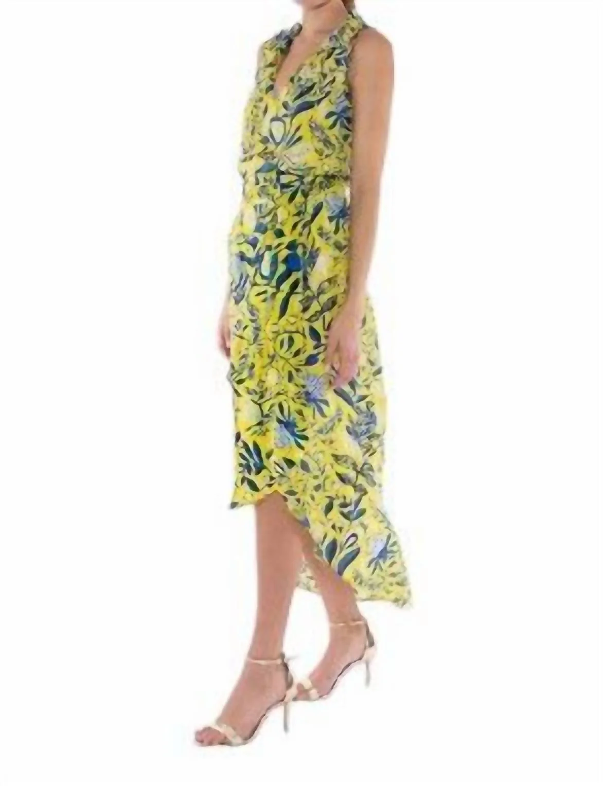 Ima Skirt In Yellow Millie Flowers