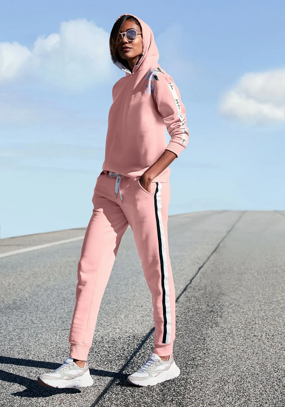 LASCANA Women's Logo Accent Sweatpants