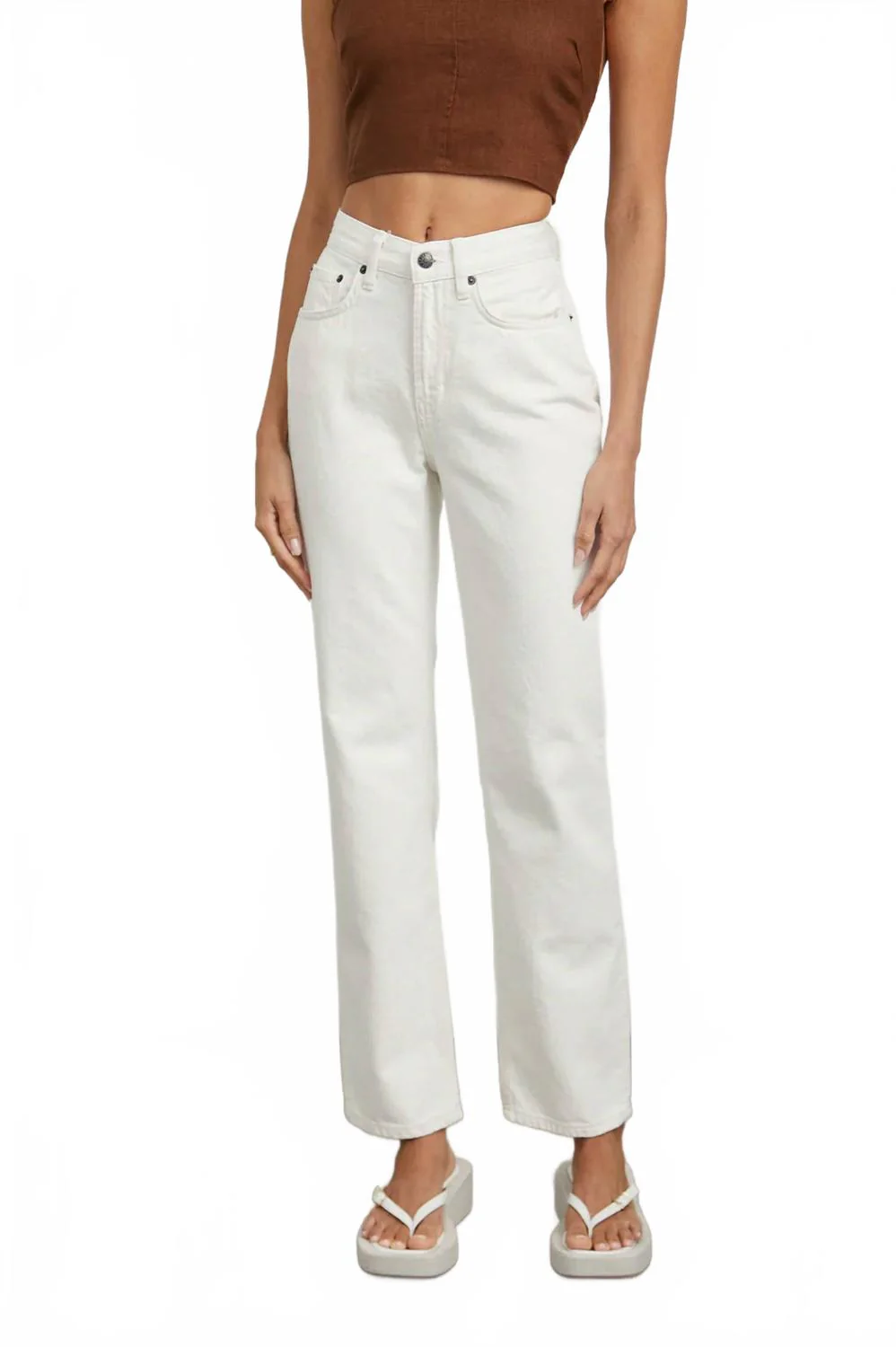 Topanga Jeans In Ecru