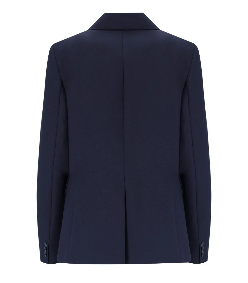 Uva Blue Single-Breasted Blazer