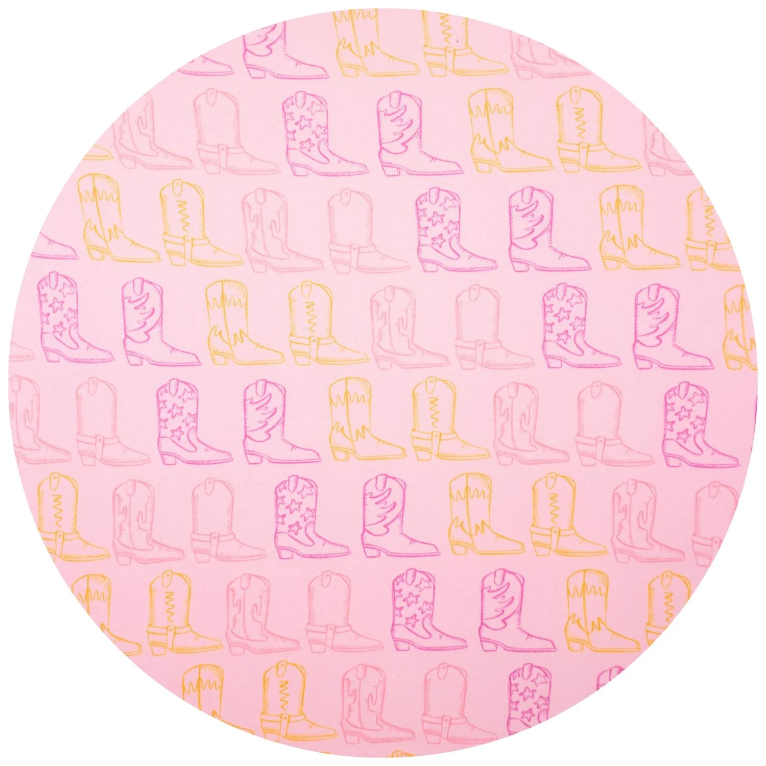 Cowgirl Walk Pajama Set In Pink