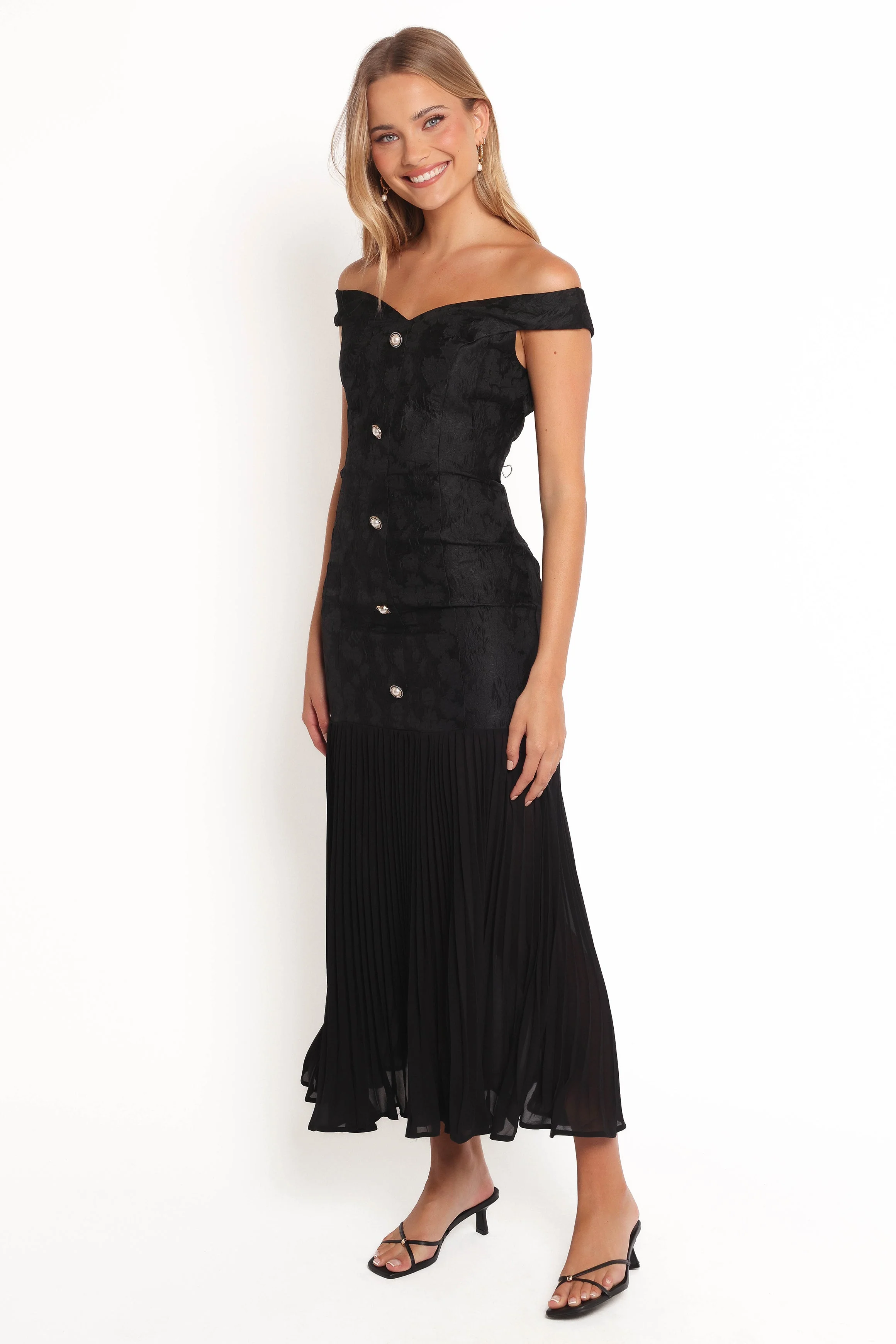 Evelina Maxi Dress - Black