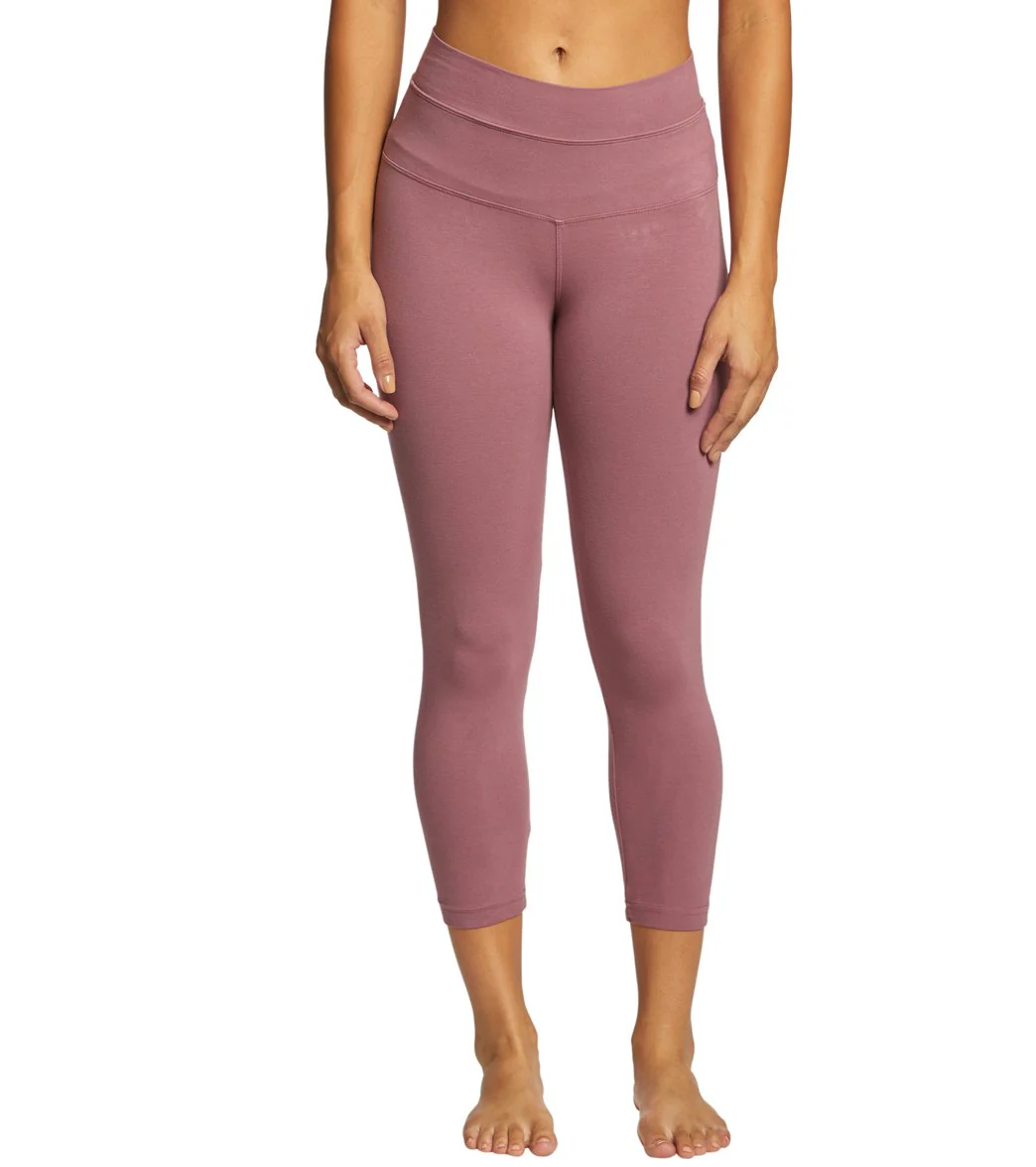 Hard Tail High Rise Cotton Yoga Capris