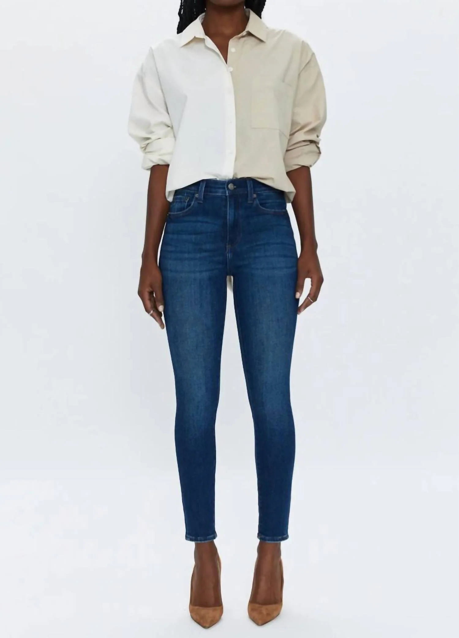 Aline High Rise Skinny Jeans In Rosslyn