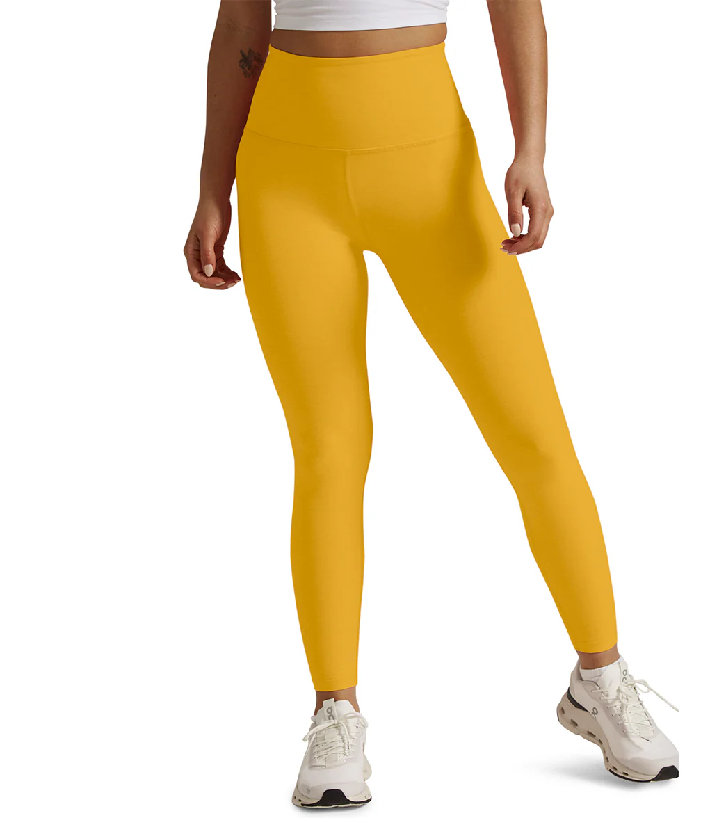 Beyond Yoga Spacedye High Waisted Caught In The Midi 7/8 Yoga Leggings Sunflower Heather