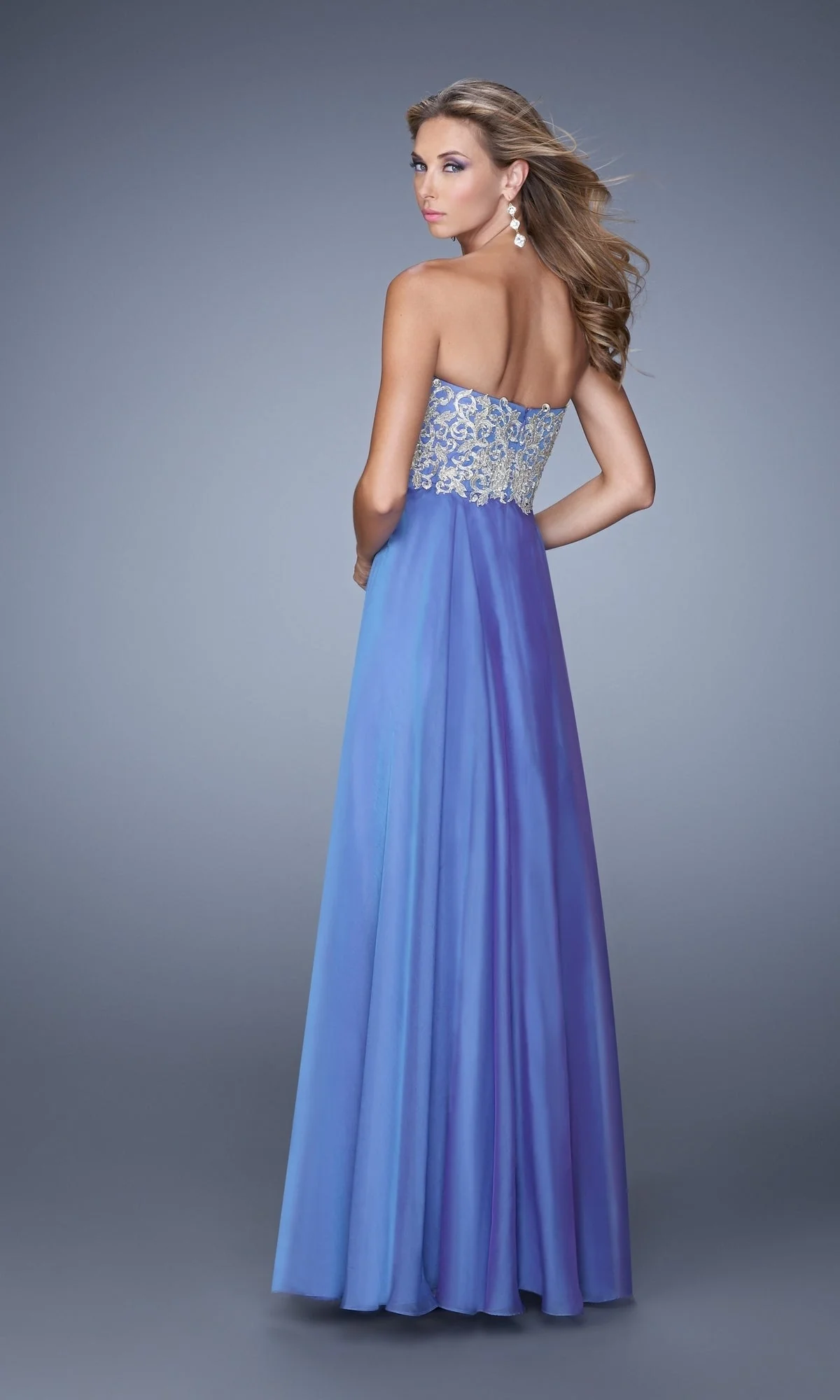 Long Formal La Femme Dress 21289