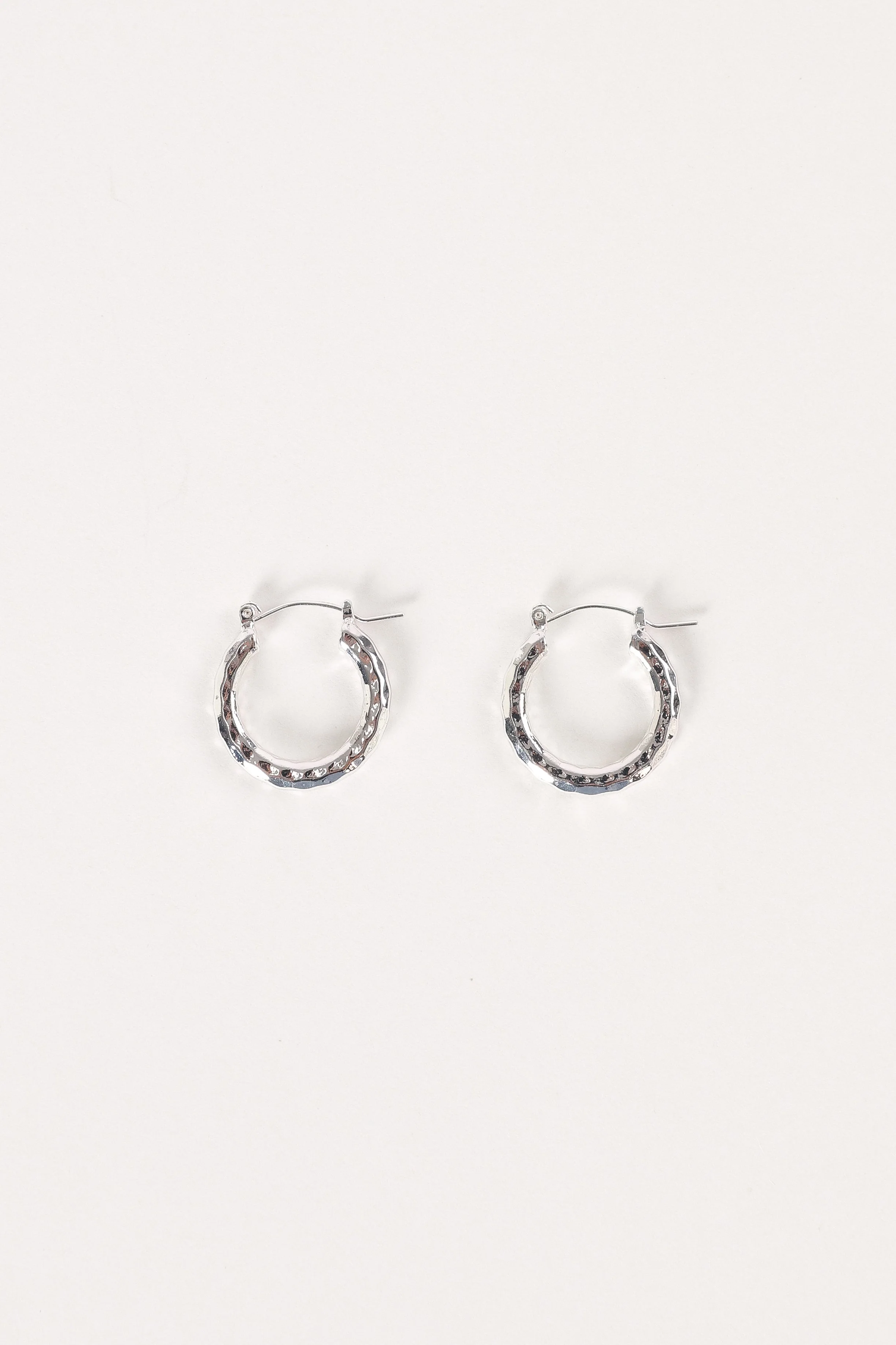 Kennedy Hoop Earrings - Silver