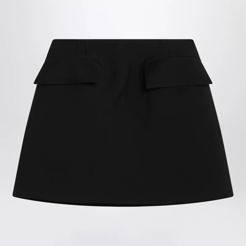 Alexander Mcqueen Women's Wool Mini Skirt