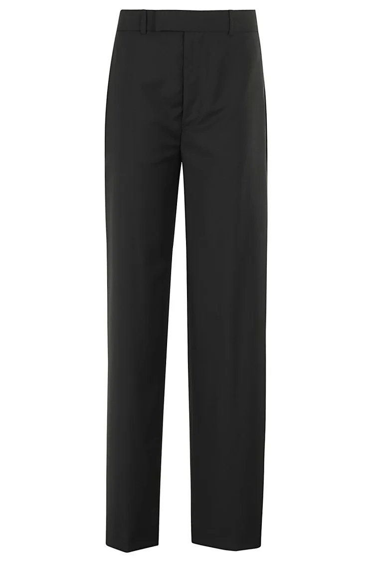 Straight Leg Relaxed Tailored Trousers
