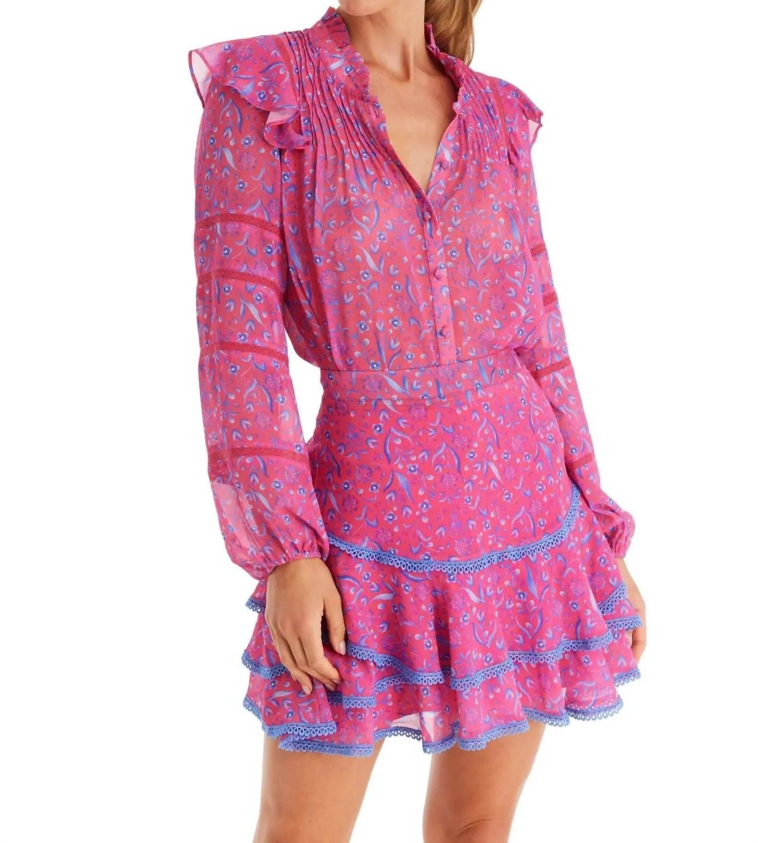 Haden Mini Skirt In Floral