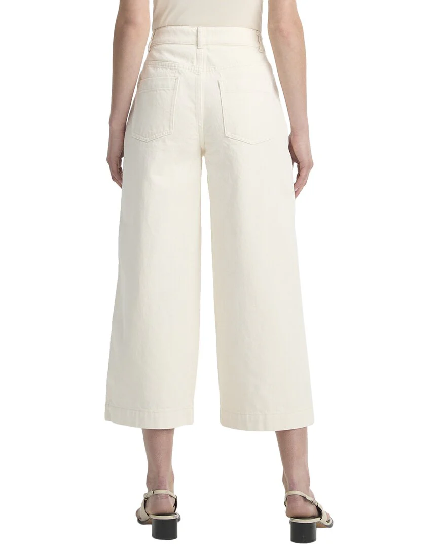 Vince Mid Rise Utility Crop Wide Pant
