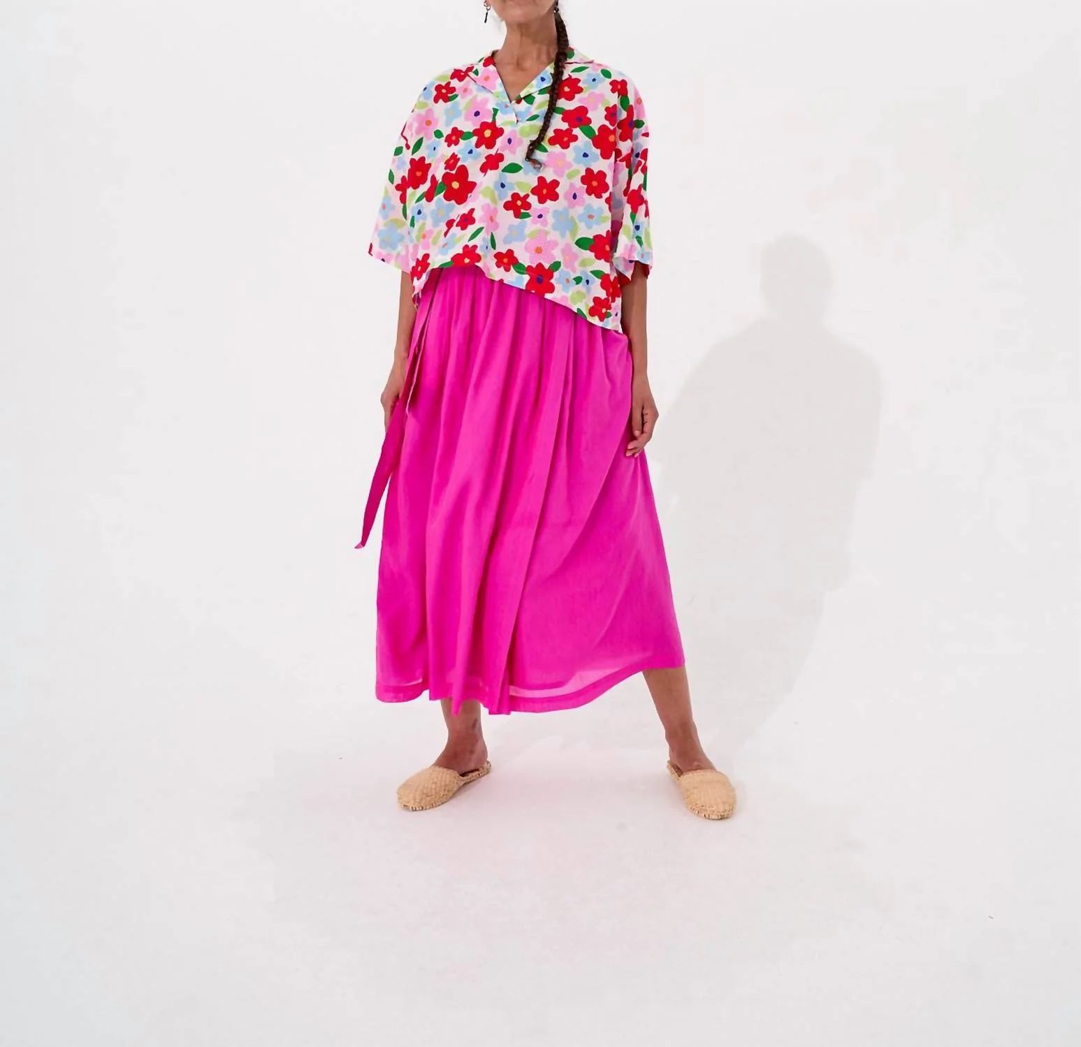 Marie Agnes Skirt In Pivoine