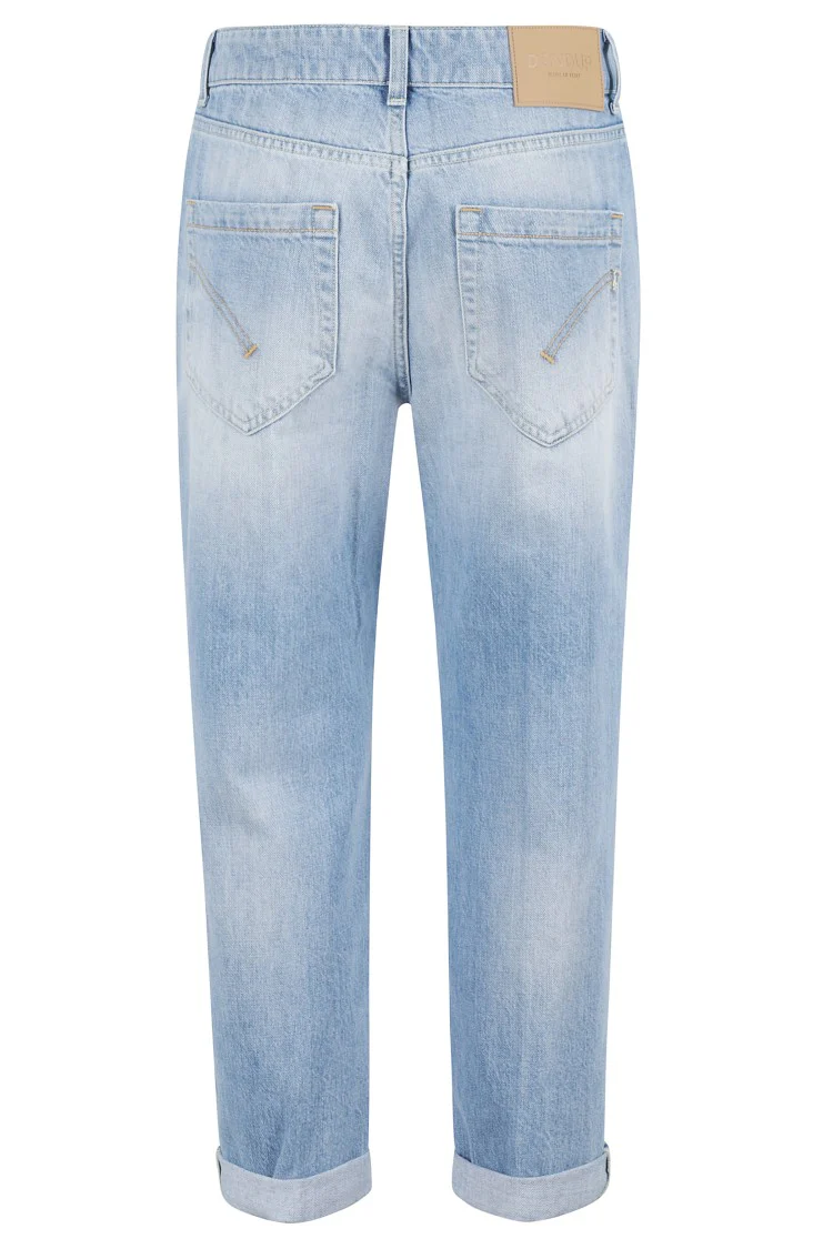 Cropped Light Blue Jeans